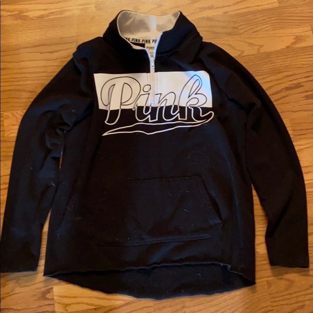 Black and white jacket from pink woman’s medium